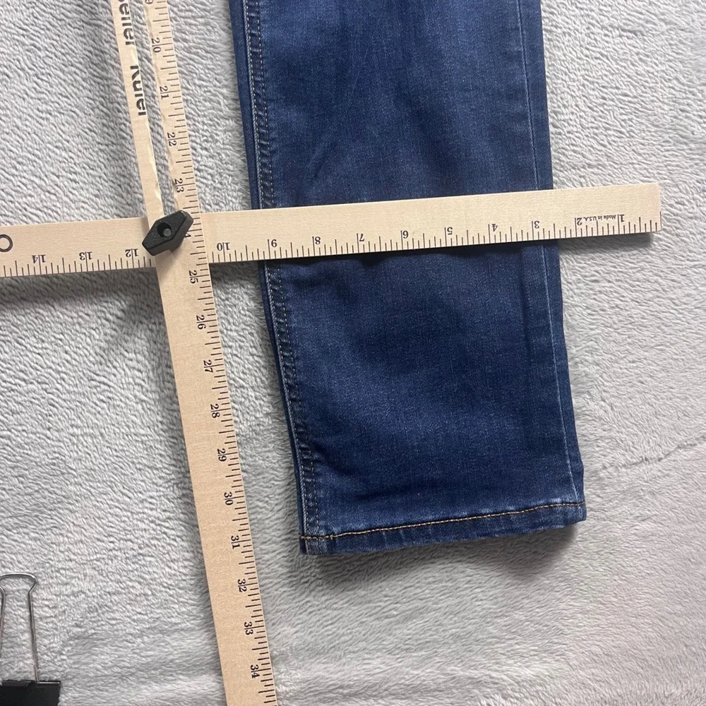 Banana Republic Traveler Jeans Mens 34x34 Slim‎ Fit Blue Denim Pants Medium Wash
